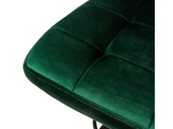 Discount ML-Design Barhocker 2Er Set aus Samt Grün Gepolsterter Barstuhl mit Rückenlehne