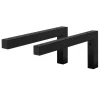 Outlet ML-Design 2Er Set Wandkonsole Winkel L-Form für Waschtisch 300x150 mm Schwarz