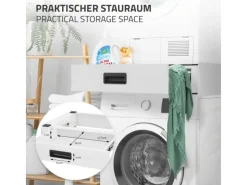 ML-Design Waschmaschinen<Verbindungsrahmen für Waschmaschine mit Ausziehbarer Schublade 60x55cm