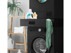 ML-Design Verbindungsrahmen für Waschmaschine mit Ausziehbarer Schublade Stahl< Waschmaschinen