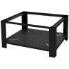 ML-Design Waschmaschinen<Waschmaschinen Untergestell mit Ablage 63x54cm Stahl Schwarz bis 150kg