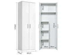 mokebo Besenschrank in Der Lange Haushaltsschrank Putzschrank oder Mehrzweckschrank< Küchenschränke