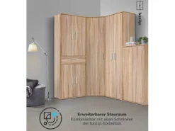 mokebo Midischrank in Braun Der Praktische Mehrzweckschrank oder Aufbewahrungsschrank< Küchenschränke