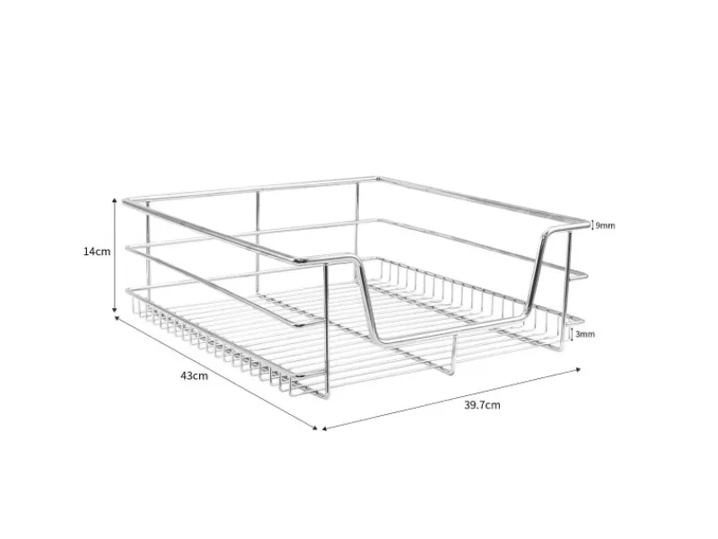 Monstershop Küchenschränke|Einbauküchen<2 x Ausziehbare Küchenschublade Für 50cm Breite Schränke