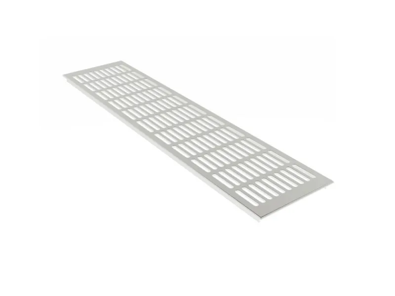 Herde<MS Beschläge Belüftungsgitter 130 x 1000 mm Aluminium Silber F1 Eloxiert