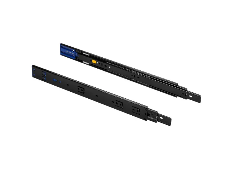 Clearance MS Beschläge Schubladenauszug Schwarz Vollauszug 30 KG 500 mm