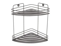 MSV Küchenregale<Eck-Regal Kery Stahl 20 cm x 20 cm x 23,5 cm Mattschwarz