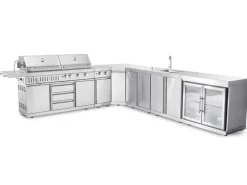 MyOutDoorKitchen Eckmodul Large Stainless Collection< Kücheninseln