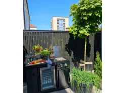 MyOutDoorKitchen Kücheninseln|Kochfelder<Modul mit Doppel Seitenbrenner Black Collection