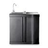 MyOutDoorKitchen Schneidebretter<Modul mit Spülbecken und Aufbewahrungsschrank Black Collection