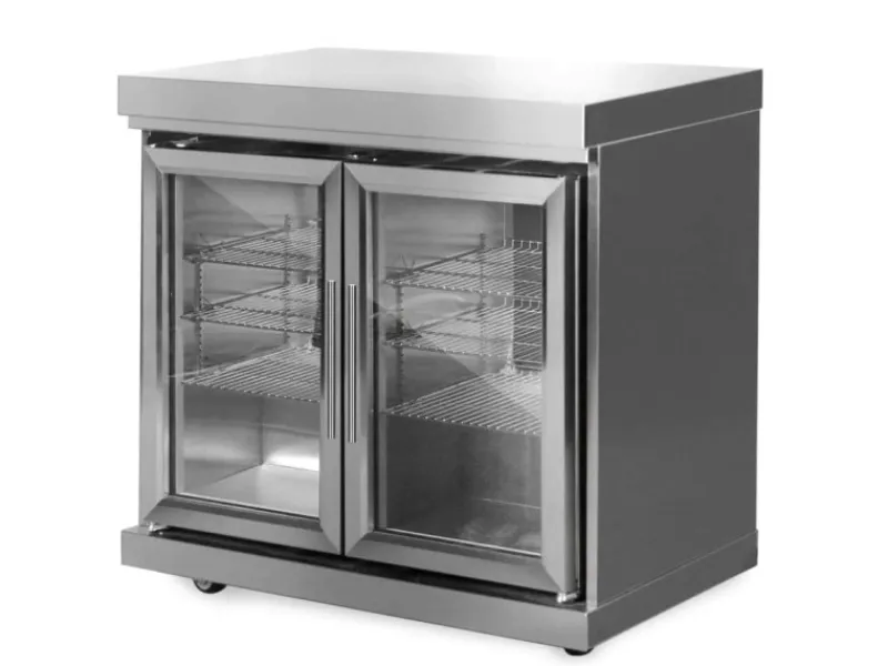 Hot MyOutDoorKitchen Zweitüriger Modul-Kühlschrank Stainless Collection