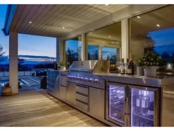 Hot MyOutDoorKitchen Zweitüriger Modul-Kühlschrank Stainless Collection