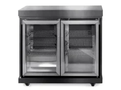 MyOutDoorKitchen Zweitüriger Modul-Kühlschrank Black Collection< Kühlschränke|Einbauküchen