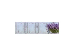 New MySpotti Küchenrückwand Profix Cucina Vintage Lavendel 210 x 60 cm Lila-Weiß