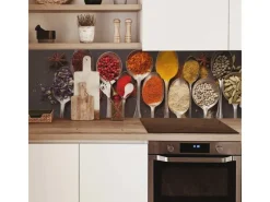 Clearance MySpotti Küchenrückwand Profix Cucina Piccante 270 x 60 cm Rot-Gelb-Schwarz