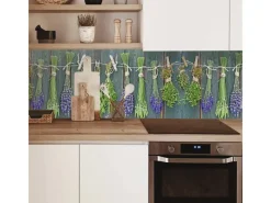 Küchenrückwände<MySpotti Küchenrückwand Profix Cucina Kräuter Provence 100 x 60 cm Grün