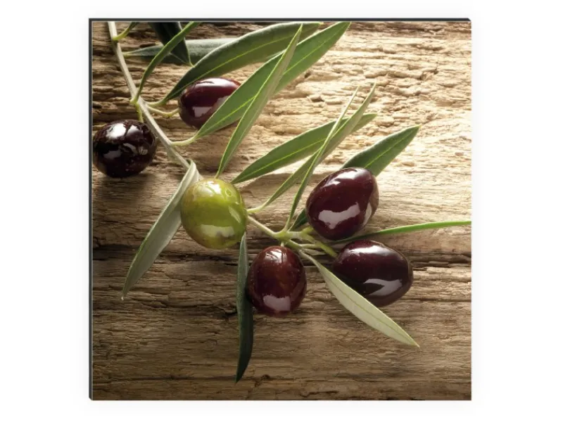 MySpotti Küchenrückwand Profix Cucina Mediterran 160 x 60 cm Braun-Grün< Küchenrückwände
