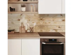 Sale MySpotti Küchenrückwand Profix Cucina Gerhard 270 x 60 cm Holz Hell