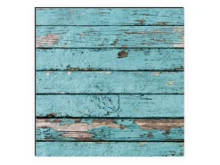 MySpotti Küchenrückwand Profix Cucina Ernest Holz 160 x 60 cm Cyanblau< Küchenrückwände