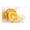 Küchenrückwände<MySpotti Küchenrückwand Profix Cucina Aqua 100 x 60 cm Gelb-Orange-Weiß