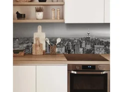 Outlet MySpotti Küchenrückwand Profix Cucina Lenni 210 x 60 cm Schwarz-Weiß