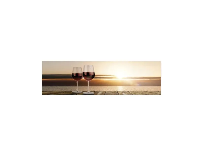 Küchenrückwände<MySpotti Küchenrückwand Profix Cucina Feierabend 210 x 60 cm Weinrot