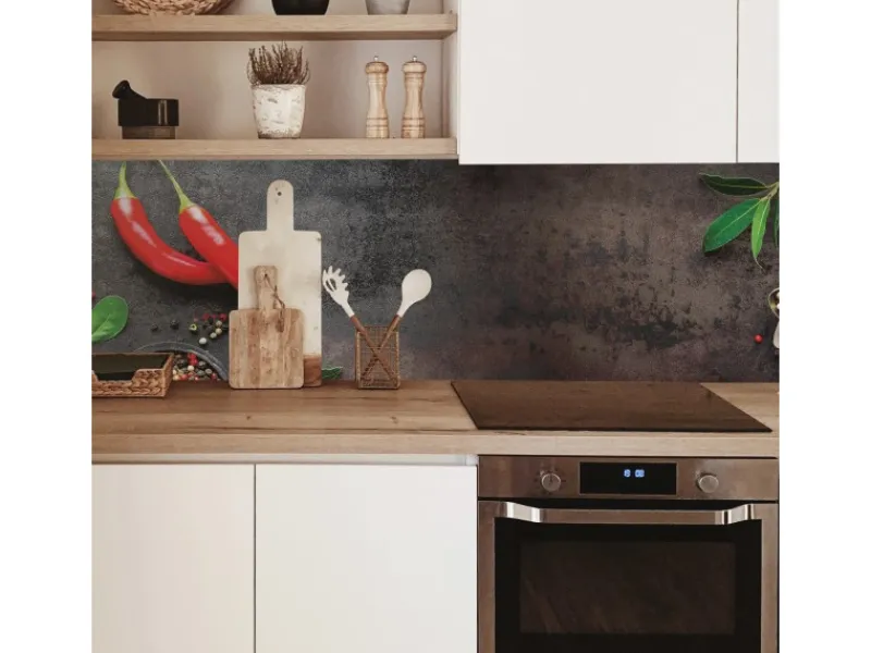 MySpotti Küchenrückwand Profix Cucina Hot Chili 270 x 60 cm Paprika< Küchenrückwände