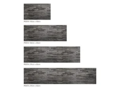 MySpotti Küchenrückwand Profix Cucina Black Brick 100 x 60 cm Stein Anthrazit< Küchenrückwände