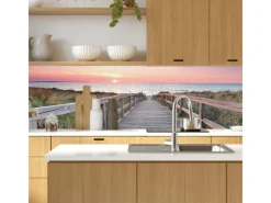 Küchenrückwände<MySpotti Küchenrückwand Profix Cucina Osteestrand 100 x 60 cm Pink