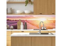 New MySpotti Küchenrückwand Profix Cucina Provence 160 x 60 cm Lavendelviolett