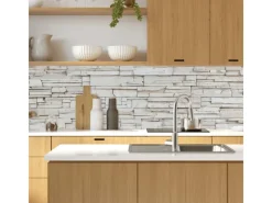 Küchenrückwände|Herde<MySpotti Küchenrückwand Profix Cucina Rocky Wall 270 x 60 cm Steinweiß