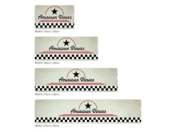 Discount MySpotti Küchenrückwand Profix Cucina American Diners 100 x 60 cm Mehrfarbig