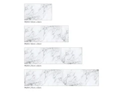 MySpotti Küchenrückwand Profix Cucina Patricia 270 x 60 cm Weiß-Marmoriert< Küchenrückwände