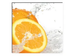 MySpotti Küchenrückwand Profix Cucina Aqua-Orange 210 x 60 cm Glasklar< Küchenrückwände