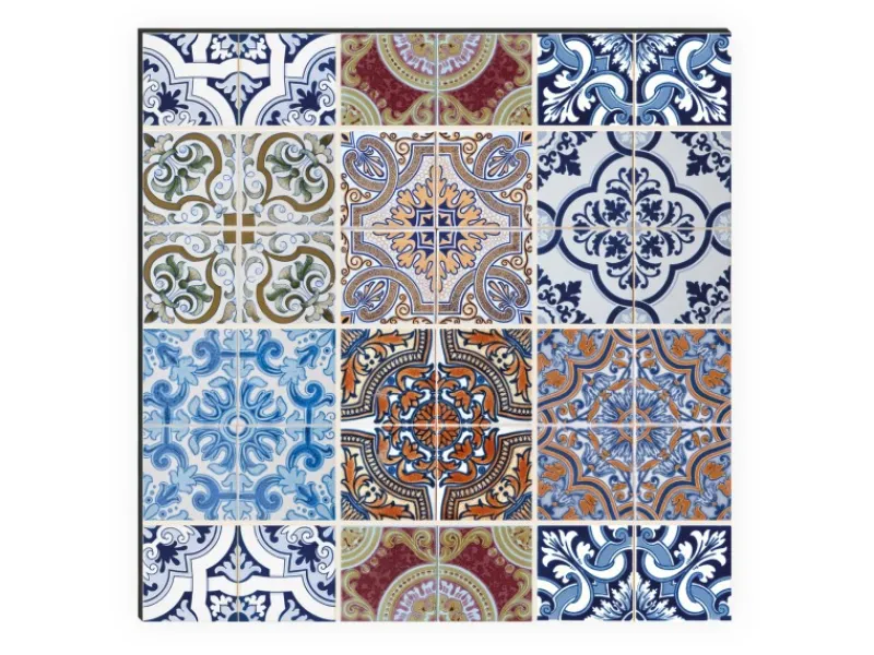 MySpotti Küchenrückwand Profix Cucina Pablo Fliese 210 x 60 cm Bunt< Küchenrückwände