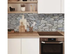Best MySpotti Küchenrückwand Profix Cucina Massimo 100 x 60 cm Grau-Blau