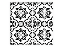 Küchenrückwände<MySpotti Küchenrückwand Profix Cucina Elena Fliese 270 x 60 cm Schwarz-Weiß