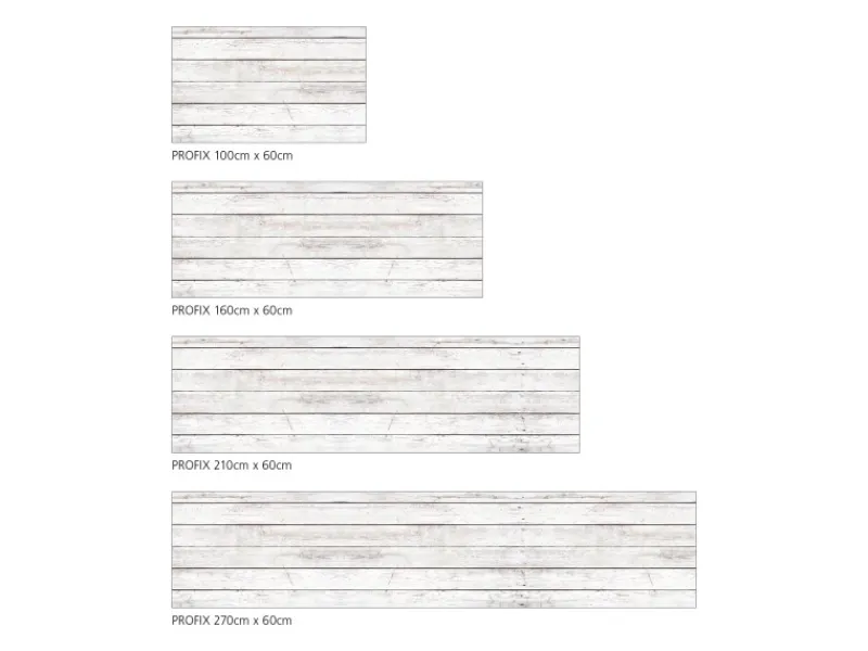 Küchenrückwände<MySpotti Küchenrückwand Profix Cucina Jona Holz 160 x 60 cm Datcha Weiss