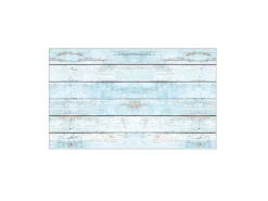 MySpotti Küchenrückwand Profix Cucina Wood Light 100 x 60 cm Hellblau-Weiß