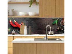 Küchenrückwände<MySpotti Küchenrückwand Profix Cucina Hot Chilli 100 x 60 cm Rote Paprika