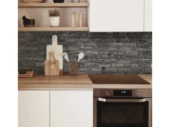 Online MySpotti Küchenrückwand Profix Cucina Nero 270 x 60 cm Stein Anthrazit