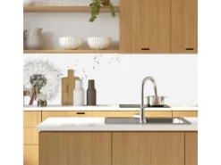 Outlet MySpotti Küchenrückwand Profix Cucina Dandelion 270 x 60 cm Weiß-Grau