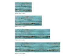 Küchenrückwände<MySpotti Küchenrückwand Profix Cucina Ernest Holz 270 x 60 cm Cyan