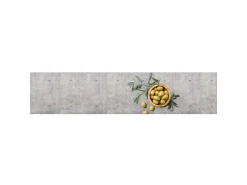 Sale MySpotti Küchenrückwand Profix Cucina Olive & Concrete 270 x 60 cm Grau-Gelb