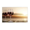 Herde|Kochfelder<MySpotti Küchenrückwand Profix Cucina Feierabend 100 x 60 cm Weinrot
