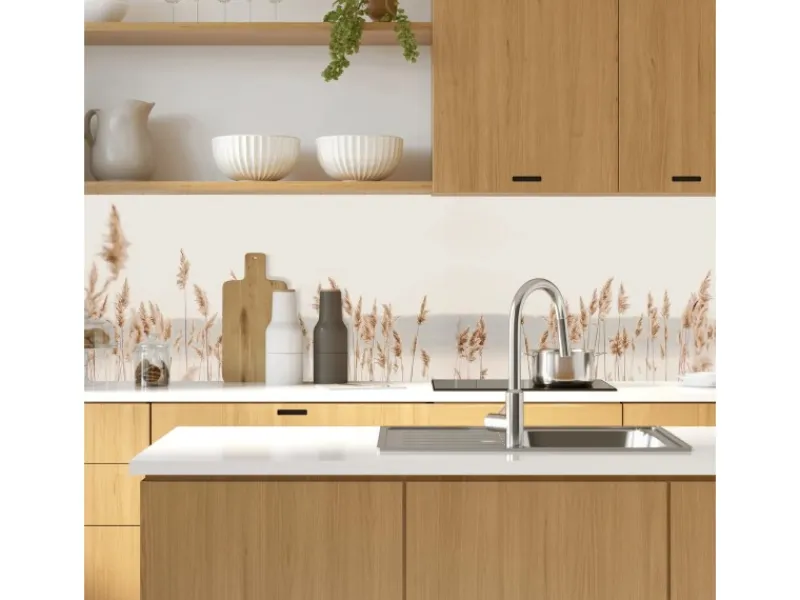 New MySpotti Küchenrückwand Profix Cucina Seebi 100 x 60 cm Schilf