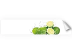 Myspotti Küchenrückwandfolie Aqua Limette Selbstklebend 280 cm x 60 cm< Küchenrückwände