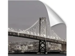 Myspotti Küchenrückwandfolie San Francisco Selbstklebend 220 cm x 60 cm< Küchenrückwände