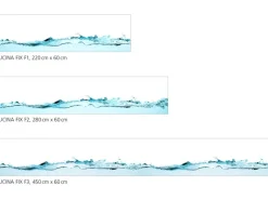 Küchenrückwände<Myspotti Küchenrückwandfolie Wasser Selbstklebend 280 cm x 60 cm