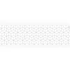 Myspotti Küchenrückwandfolie Hexagon Selbstklebend 280 cm x 60 cm Weiß< Küchenrückwände